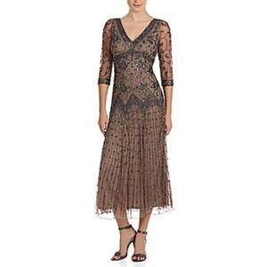 Vintage Pissaro nights sequin flappers gown size 12